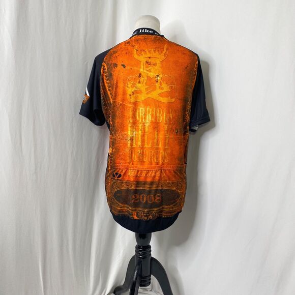 Men’s Medium Cycling Jersey Voler Horribly Hilly Hundreds 3 Quarter Zip - Picture 4 of 11